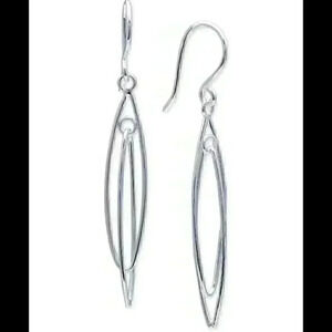 Giani Bernini New Double Oval Drop Earrings